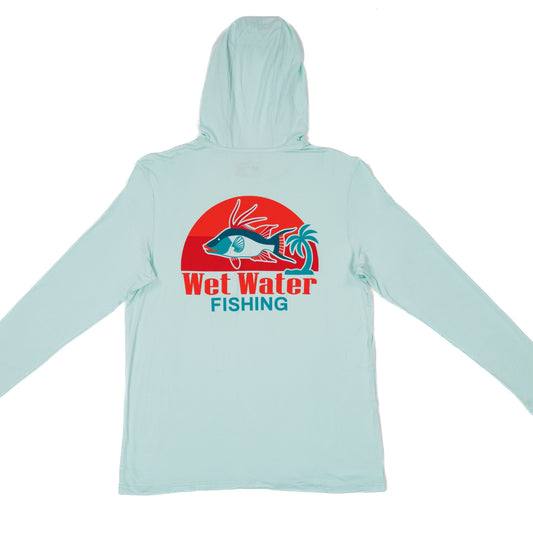 Wet Water Coastal Bamboo Hoodie — front view