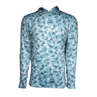 The Tideland Hoodie - Blue Camo