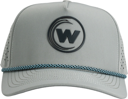 Wet Water The Wake Hat in charcoal, front view
